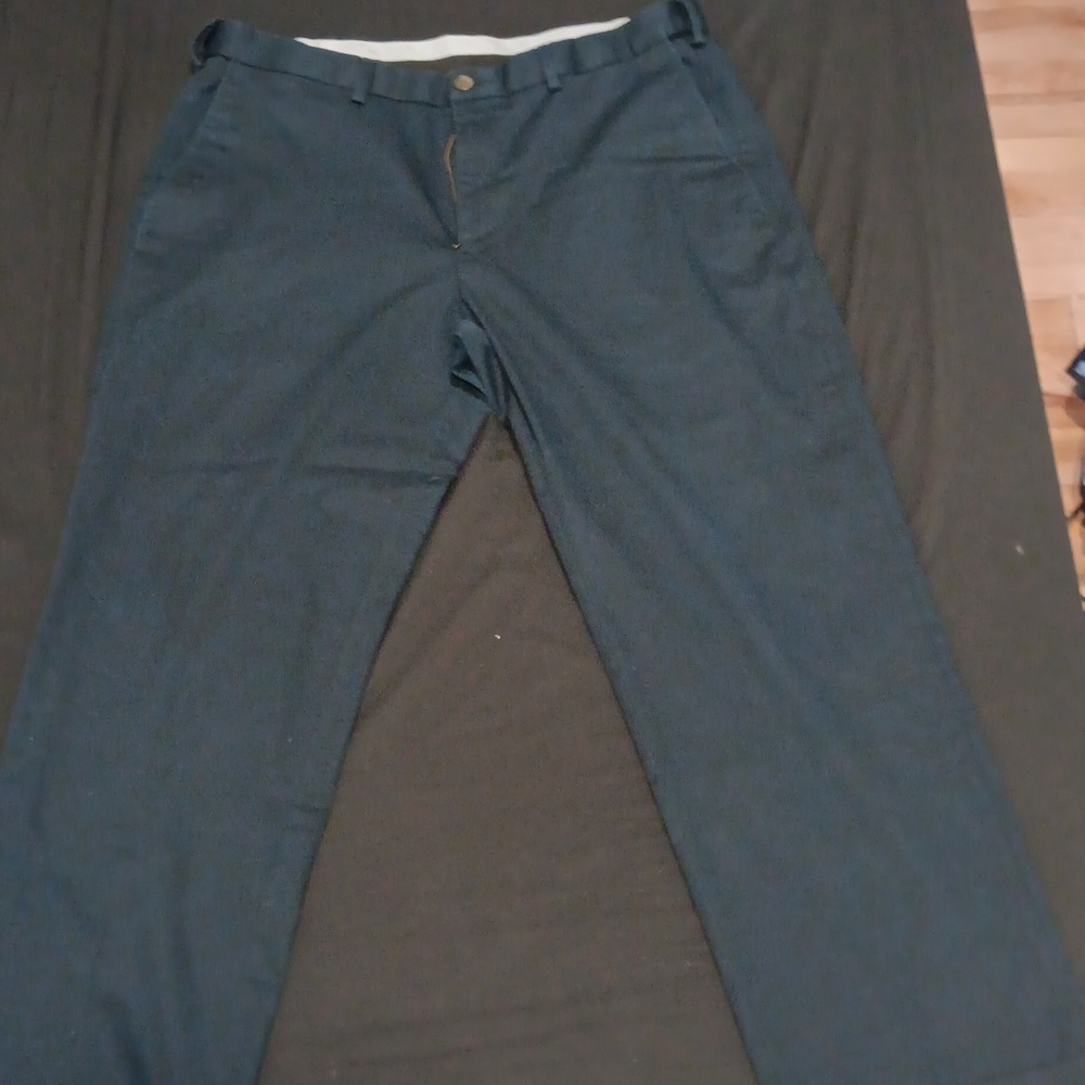 Haggard Classic Fit Dress Pants Blue